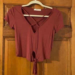 Slightly cropped tshirt